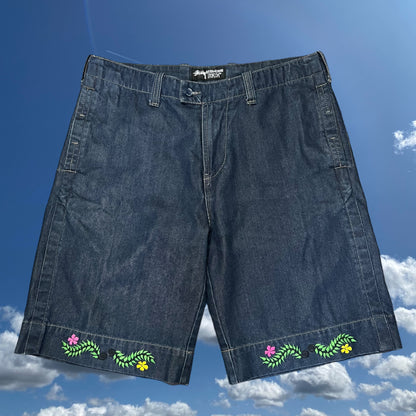 STUSSY DENIM SHORTS (32)