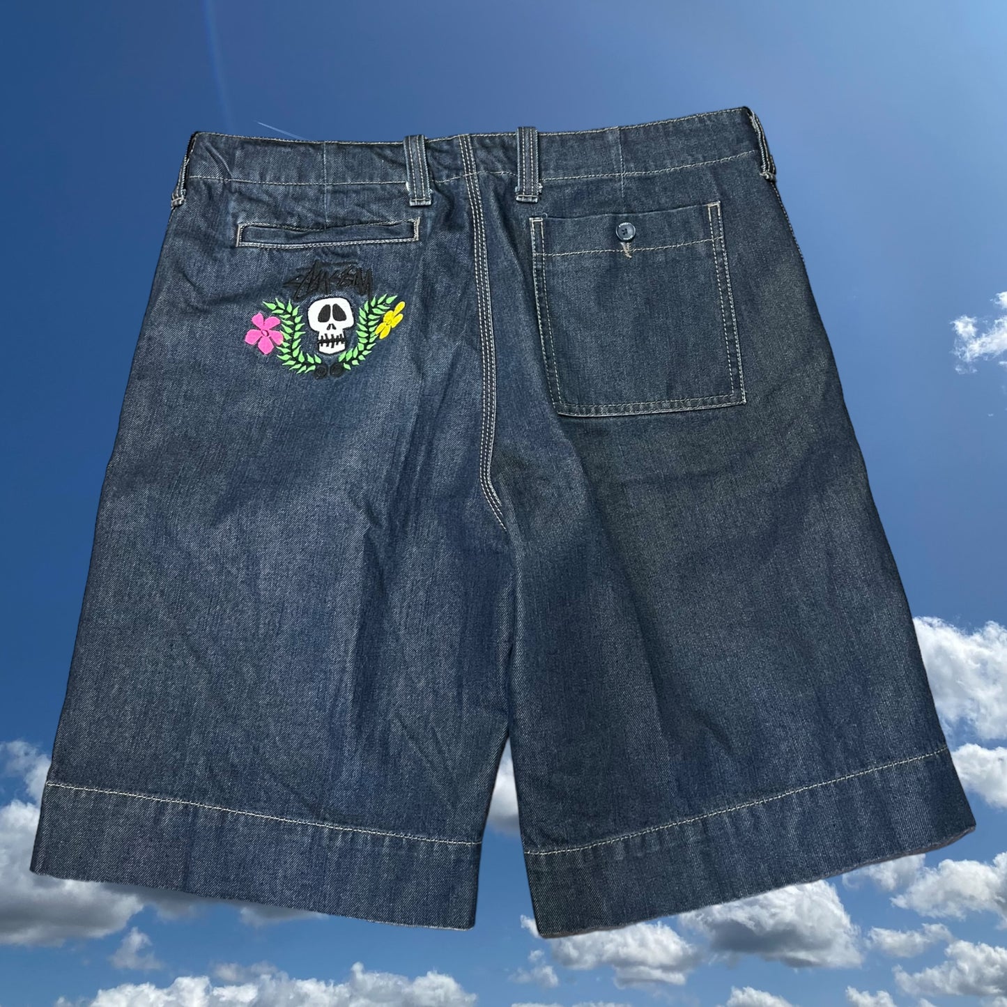 STUSSY DENIM SHORTS (32)